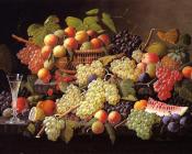 Still Life with Fruit - 塞维林·罗森